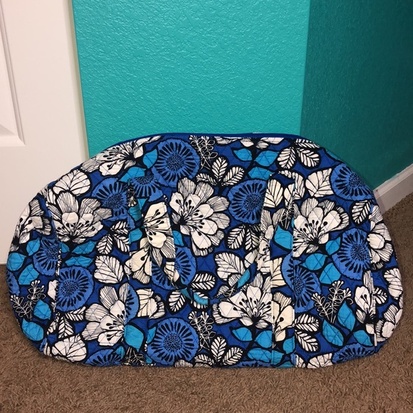 Vera Bradley Blue Bayou Duffel Bag - Picture 2 of 8